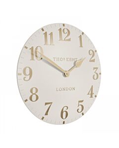 Thomas Kent Arabic Oatmeal Large Wall Clock - 20"